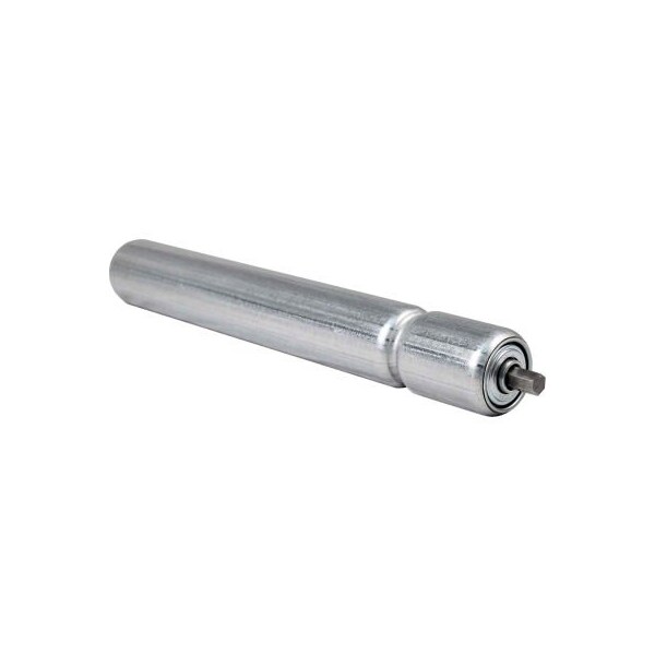 Omni Metalcraft 1.9" Dia. x 16 Ga. Galvanized Single Grooved Roller for 37" O.A.W. Omni Conveyors 37824-37-GP - main